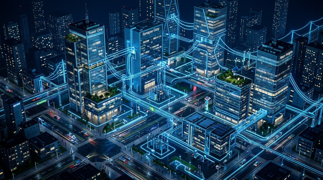 Schéma d'ingénierie électrique connecté intelligent YAL
